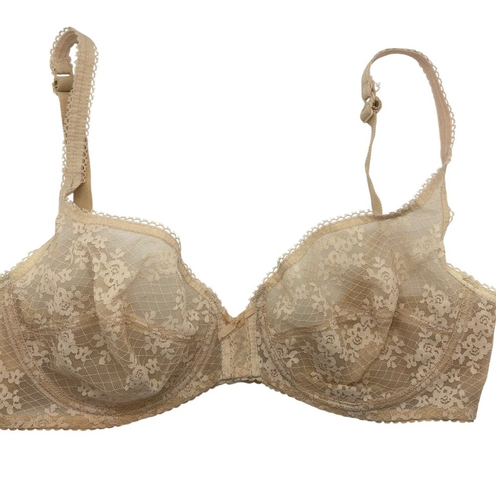 Berlei Beige Lace Underwire Bra Size 40B
